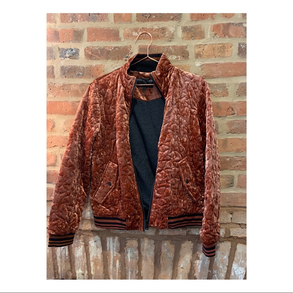 Bernardo Velvet Bomber NWOT